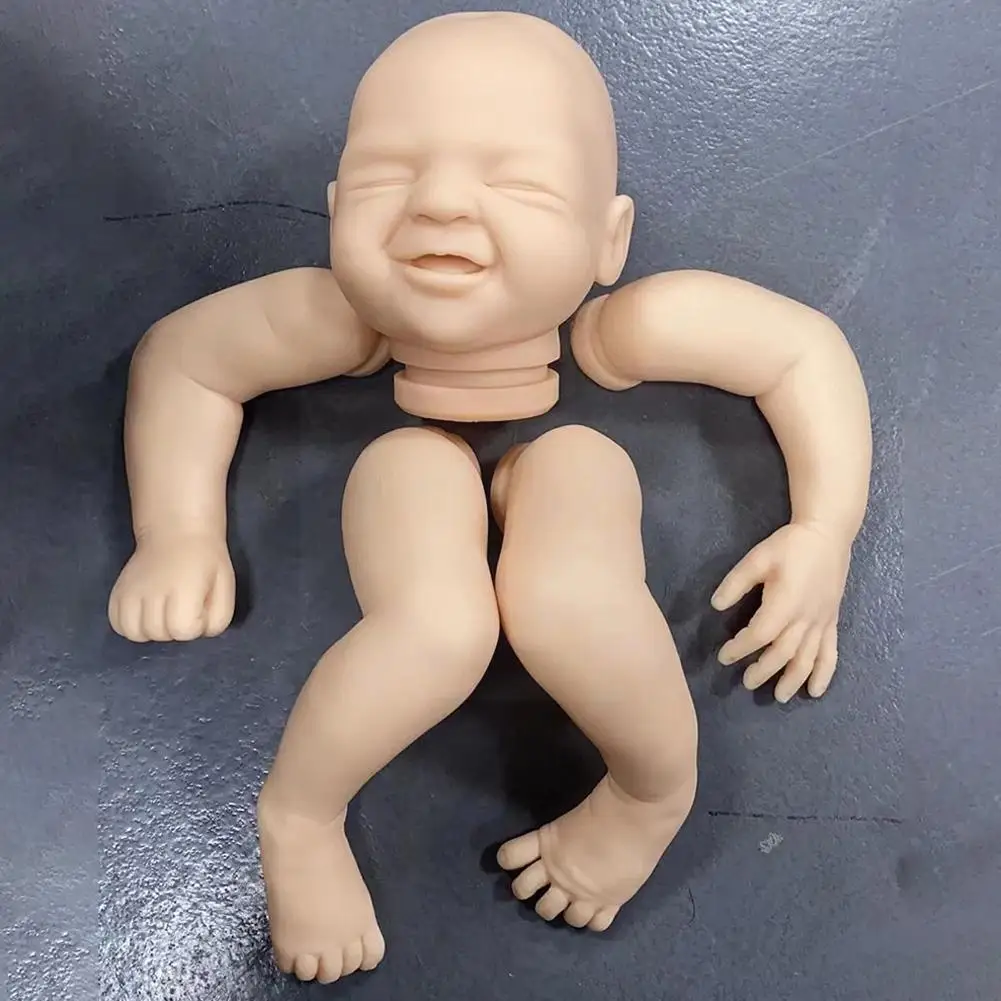 

17inch Lifelike Baby Rebirth Kit High Quality Painted Kid Have Vinyl Premie Diy Unassembled Blank Reborn Gif A2f6