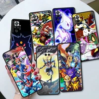 Case For Xiaomi Redmi Note Pro K40 10S Soft Phone Cover TPU Silicone Back Shell Hot Pokemon Game Capa