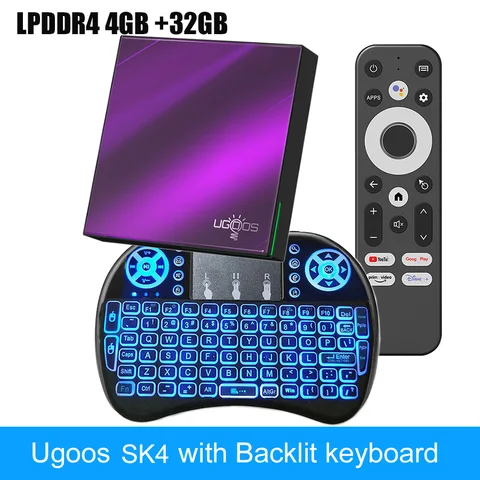 Ugoos SK4 TV Box Android 14 4/64 ГБ