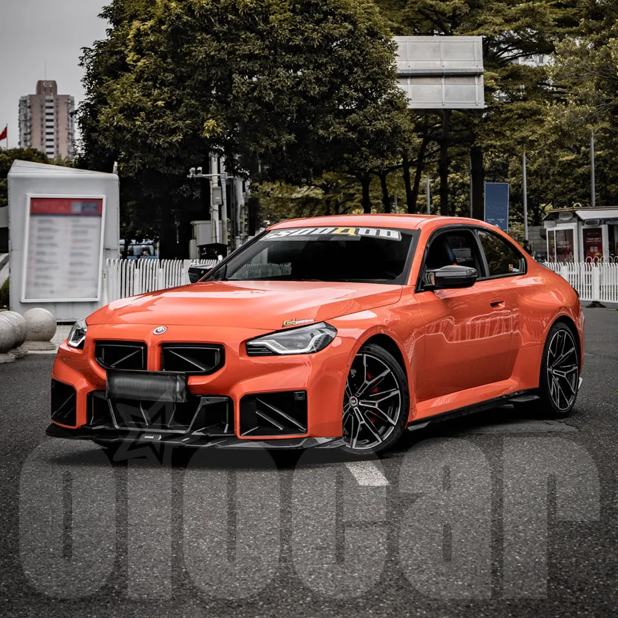 Oiomotors SQ V2 Стильный сухой углеродный передний спойлер для BMW G87 M2