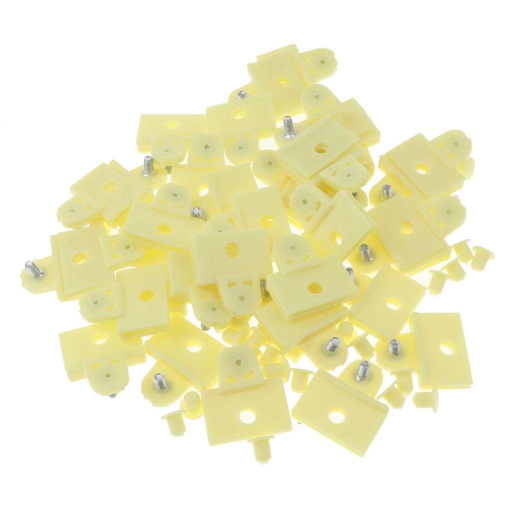 

50x автомобильные заклепки из АБС-пластика крепежные зажимы для крыла бампера