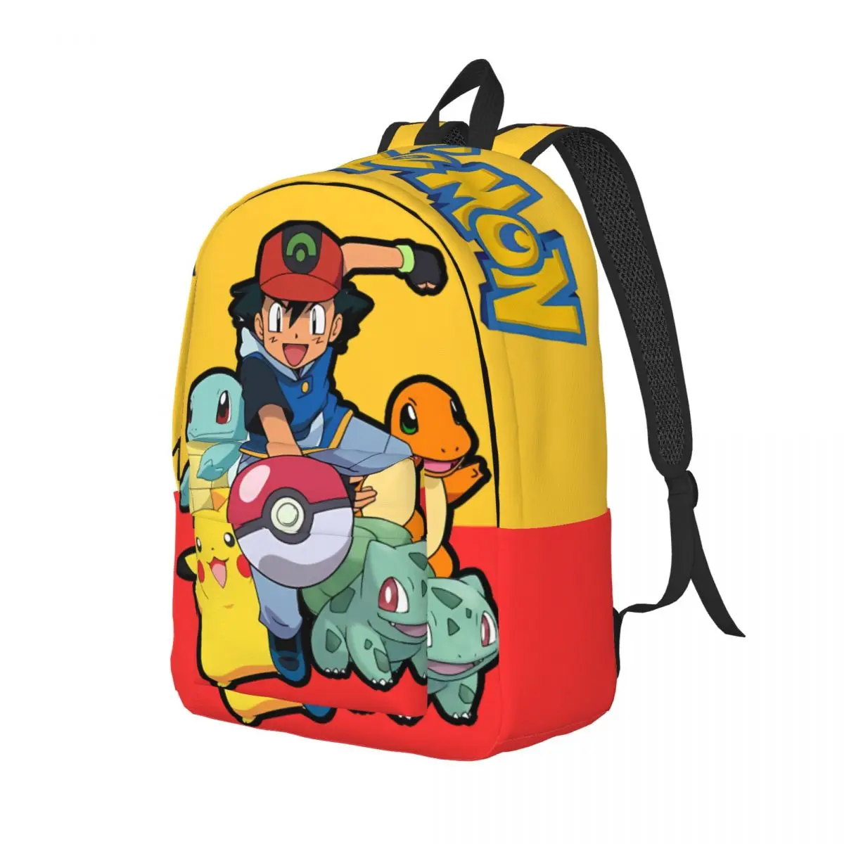 Детские сумки с наклейками Pokemon Ashh Poke карманный монстр Пикачу для девочек и