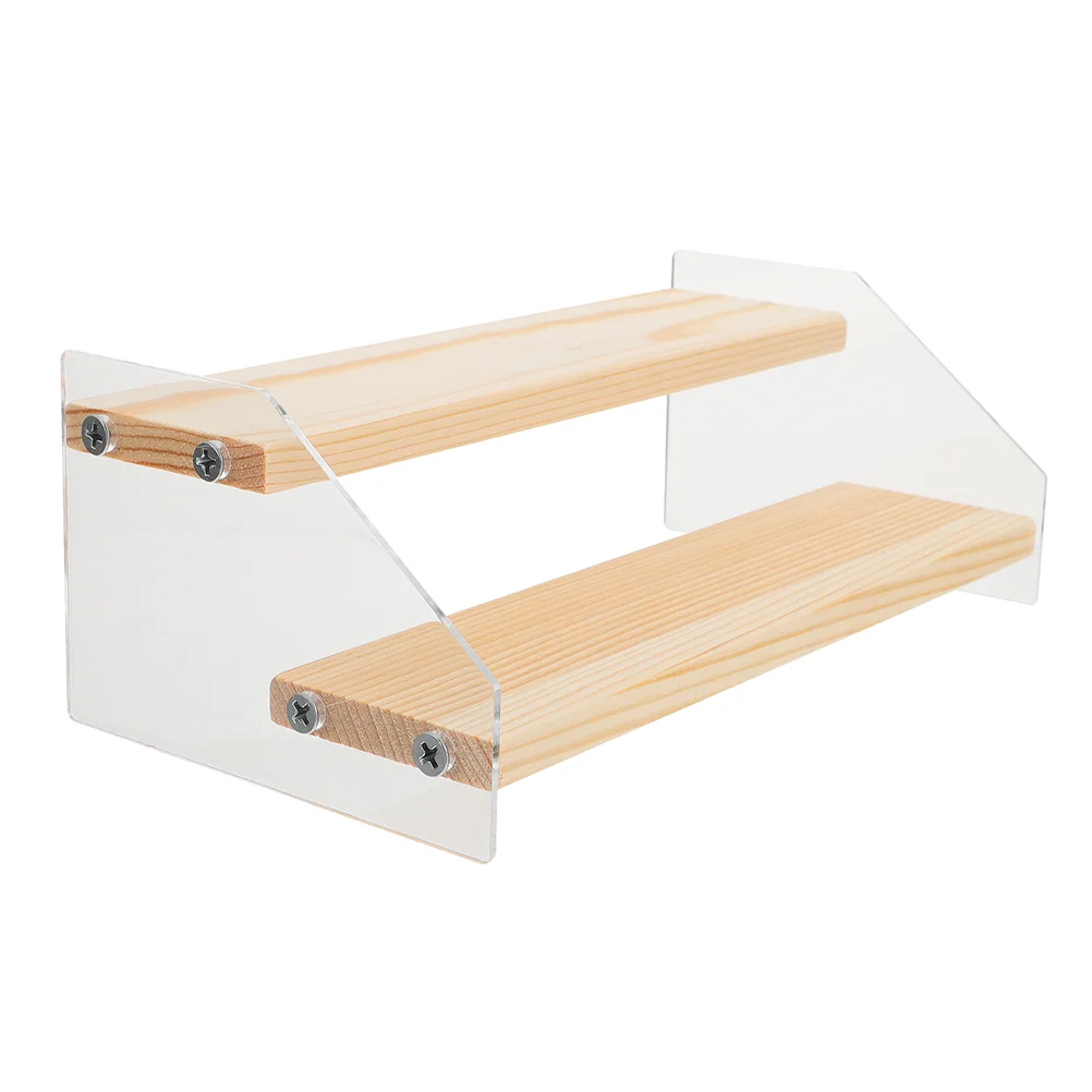 

Display Stand Riser Acrylic Shelf Rack Dessert Risers Wood Cake Step Woodencupcake Jewelry Retail Tiered Storagetray Serving