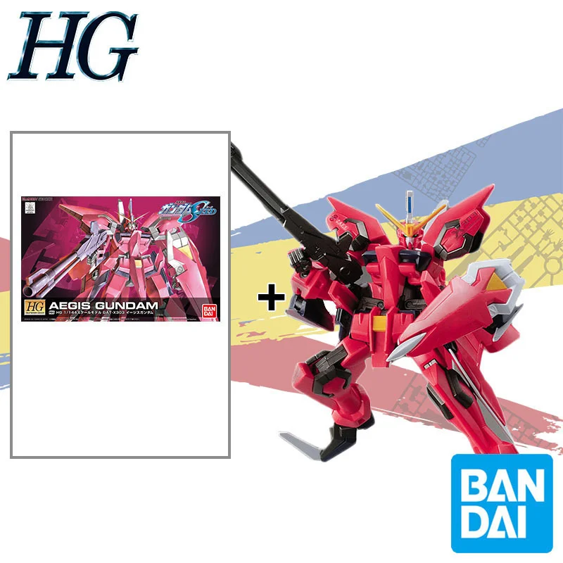 

Original Bandai HG SEED R05 1/144 MOBILE SUIT GUNDAM SEED Aegis GAT-X303 Assembly Model Collection Action Figure Toy