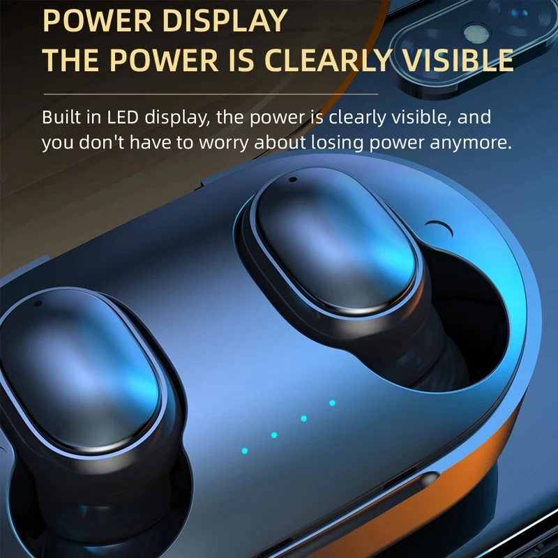 Беспроводные наушники TWS Stereo HiFi с микрофоном, Bluetooth-наушники с шумоподавлением для Xiaomi Samsung Phone.