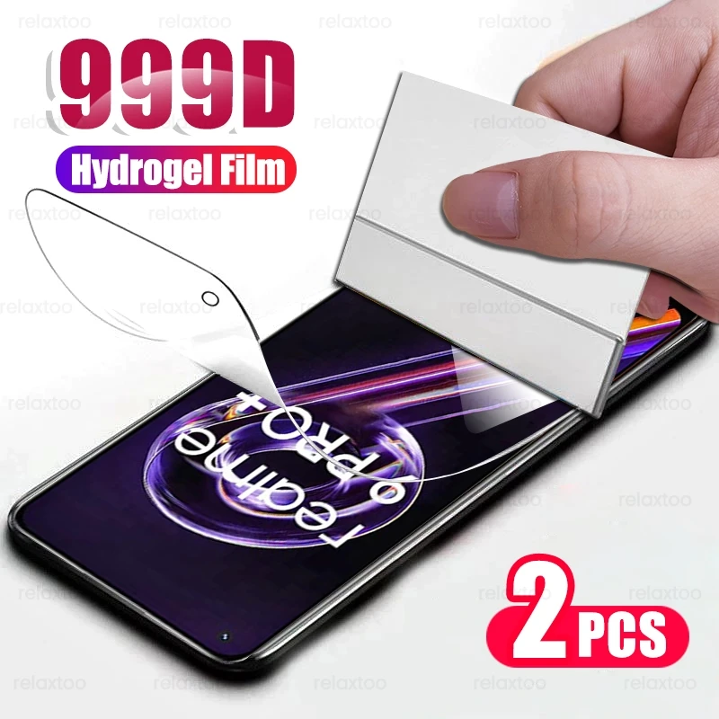 3 шт. изогнутая мягкая Гидрогелевая пленка Realme9i 999D для Realme 9 Pro Plus + 9i защита экрана
