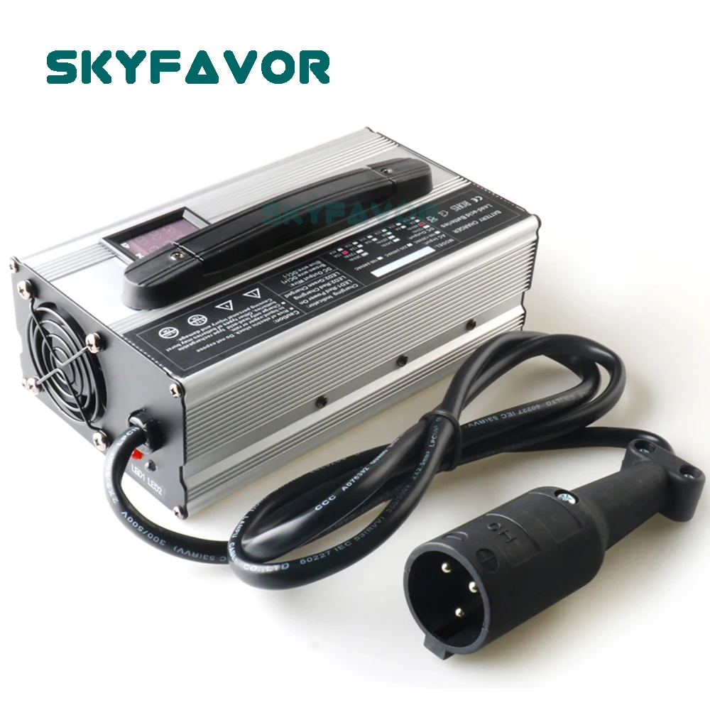 

Шэньчжэнь, 48 В, 15 А, автомобильное зарядное устройство, автоматическое быстрое зарядное устройство для гольф-мобиля, 48 В, свинцово-Кислотное ...