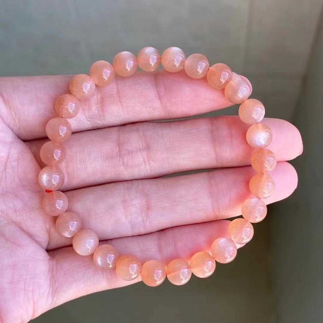 

Браслет из натурального лунного камня, 6 мм