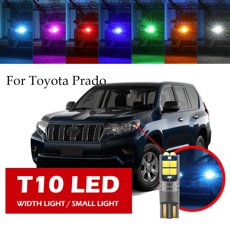 

1 шт., передняя лампа T10 для парковки для Toyota Prado