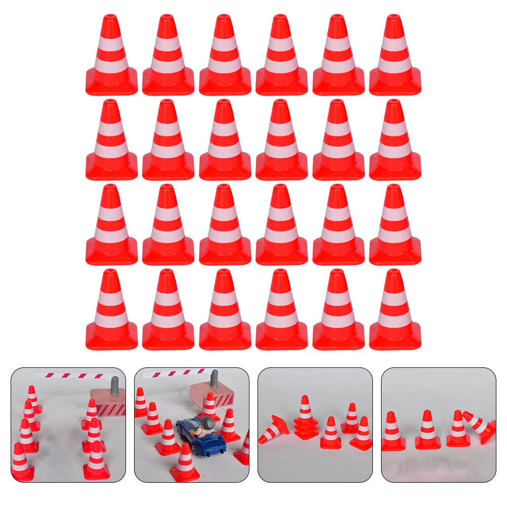 

Дорожные конусы, знаки, миниатюрные конусные дорожные миниатюрные баррикадные игрушки, модель треугольной дорожной блокировки, тренировоч...