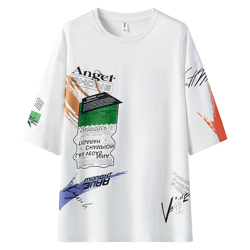 

2022Summer New Casual Men 'S Trendy Cotton Short Sleeve Half SleeveTT-shirt