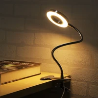 table lamp bedroom light usb led eye protection clip on desk lamp flexible nightlight foldable reading lamp for travel