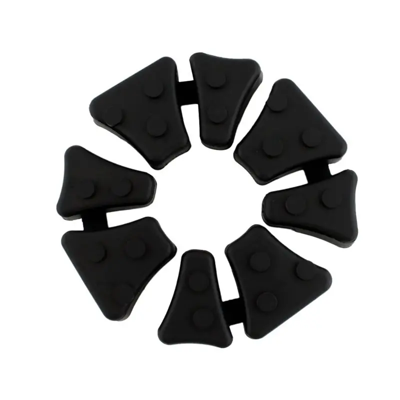 Фото Для MT-03, XT600, XT660, XTZ, XV 125, XV250, XVS: 4 шт. резиновых буферов для заднего колеса, аксессуары для крепления звездочки. №1