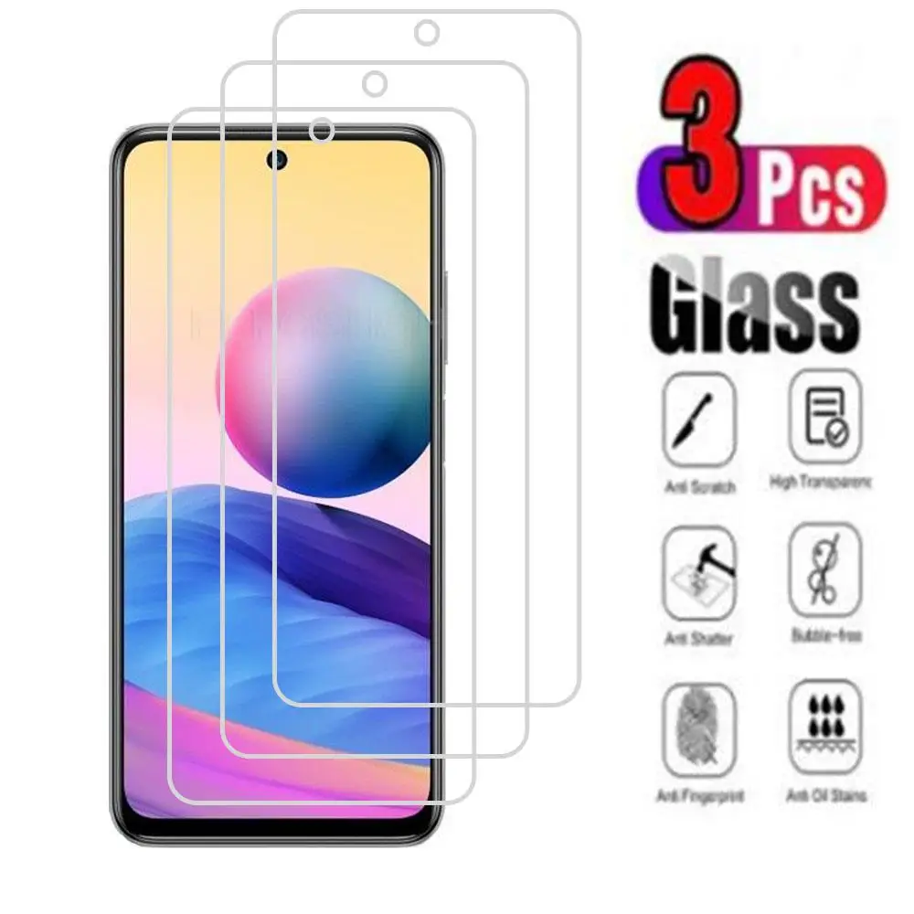 

Защитное закаленное стекло для Xiaomi Poco M3 Pro, 3 шт.