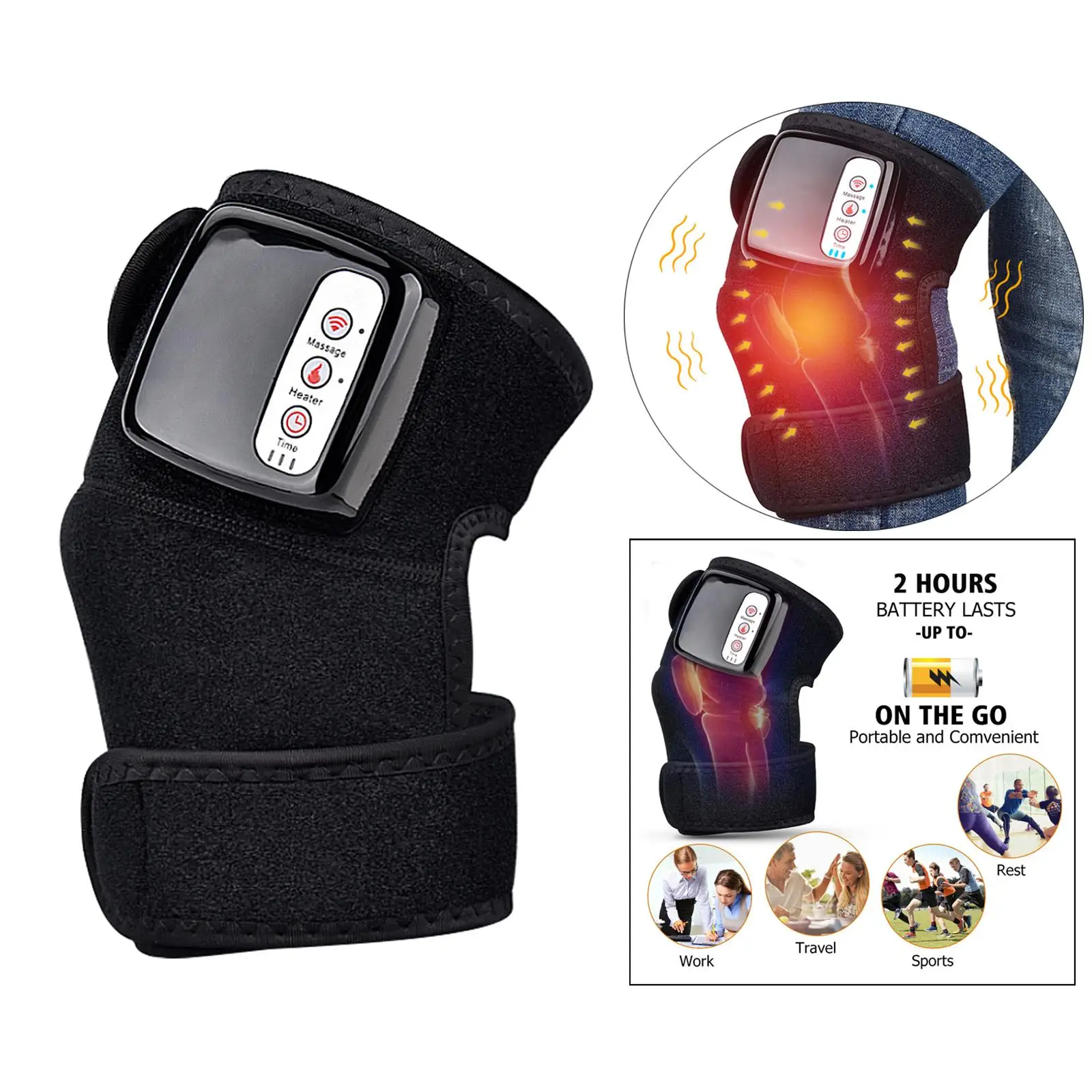 

Back Shoulder Vibrador Massager Elbow Knee Leg Treatment Instrument AU Plug