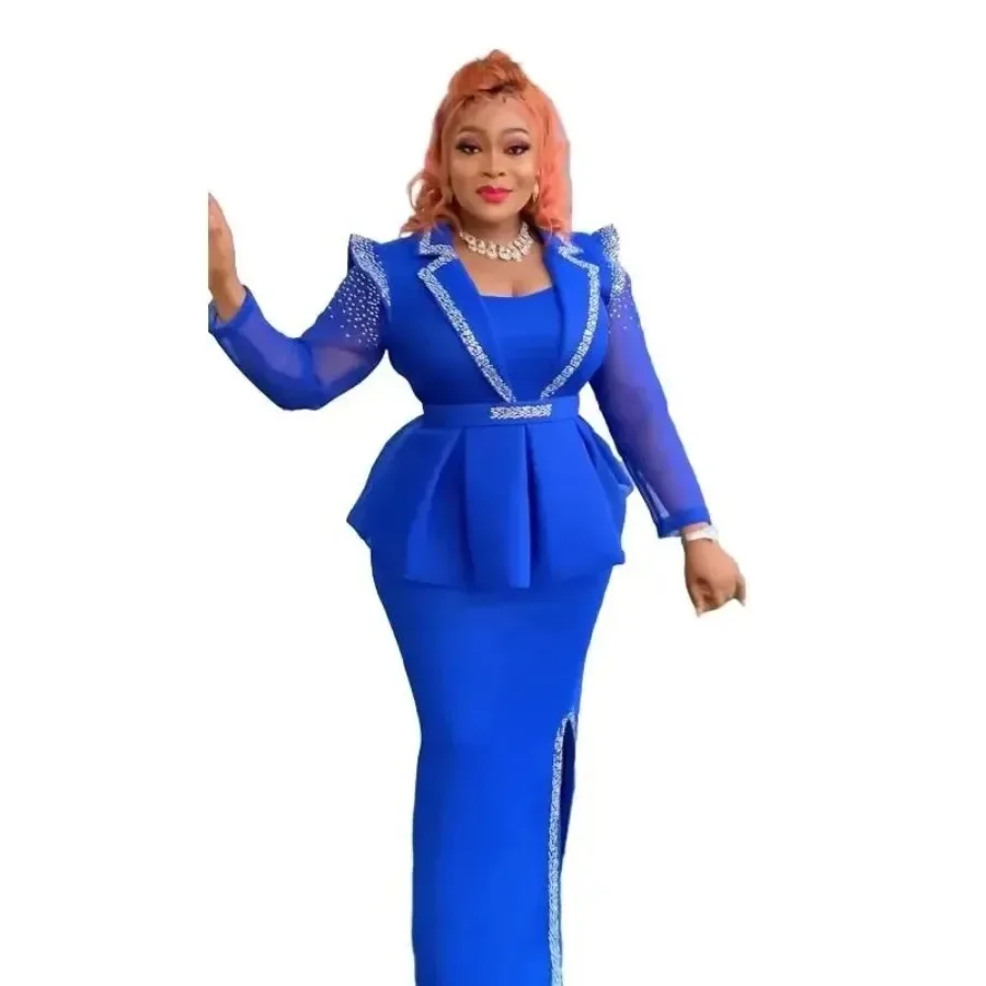 Элегантные африканские платья для женщин новинка 2024 африканская одежда женское