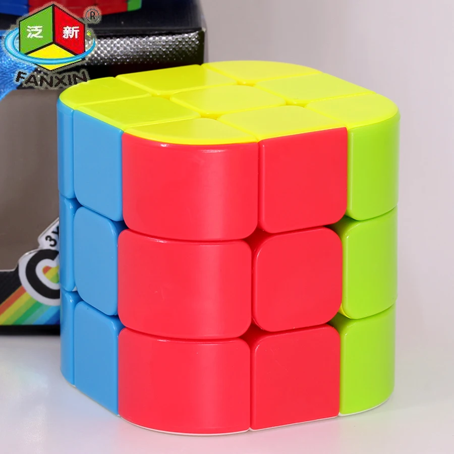 FanXin Magic Cube 3x3x3 Круглый Угловой Куб-головоломка Для Снятия Стресса