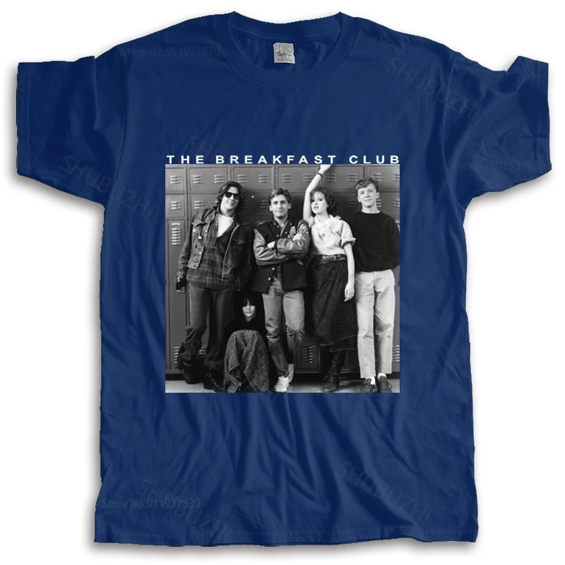 

Хлопковая футболка для мужчин, летние футболки для завтрака, клуба, наклоняющегося на шкафчиках, футболка для взрослых, новая модная футболка с классическим фильмом, Мужская футболка