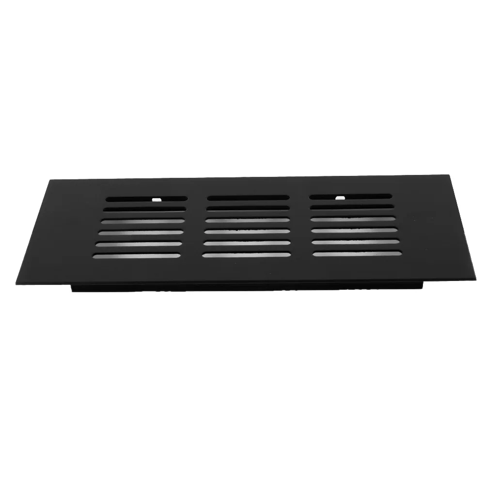 

High Quality Ventilation Grille Air Vent Grille Air Vent Grille Aluminum Alloy Black Cabinet Ventilation-Cover