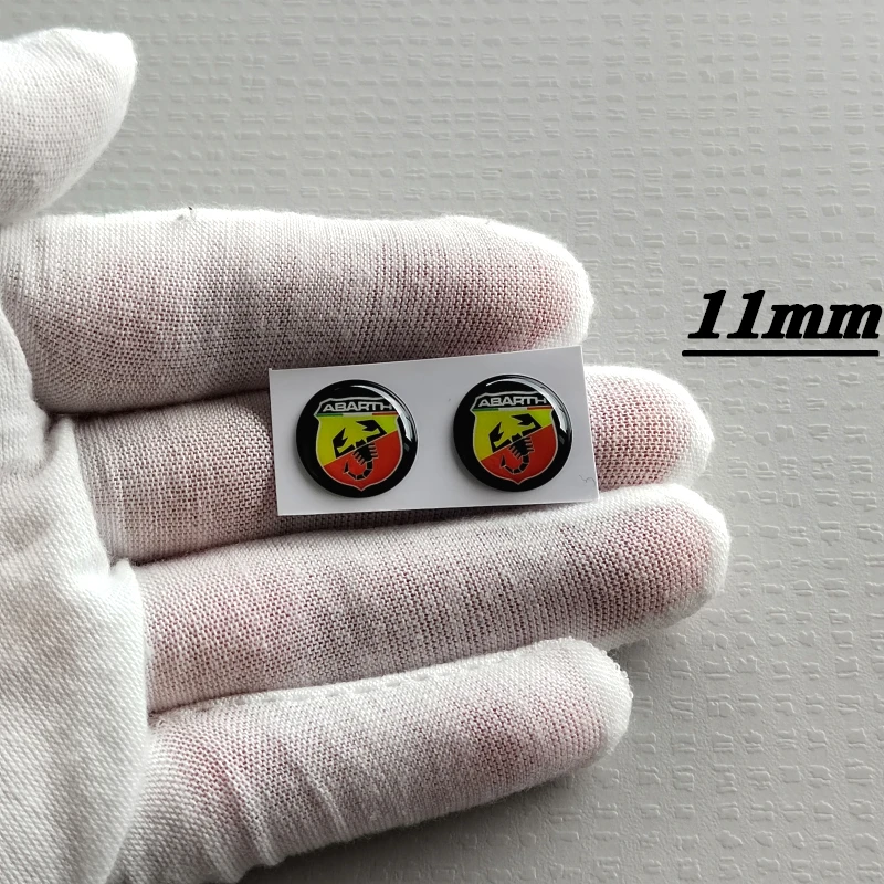 

Наклейка на ключ автомобиля, брелок с автоматическим управлением, эмблема, аксессуар для Fiat Abarth 500 Tipo FR Panda Argo Freemont Viaggio Bravo Punto Doblo