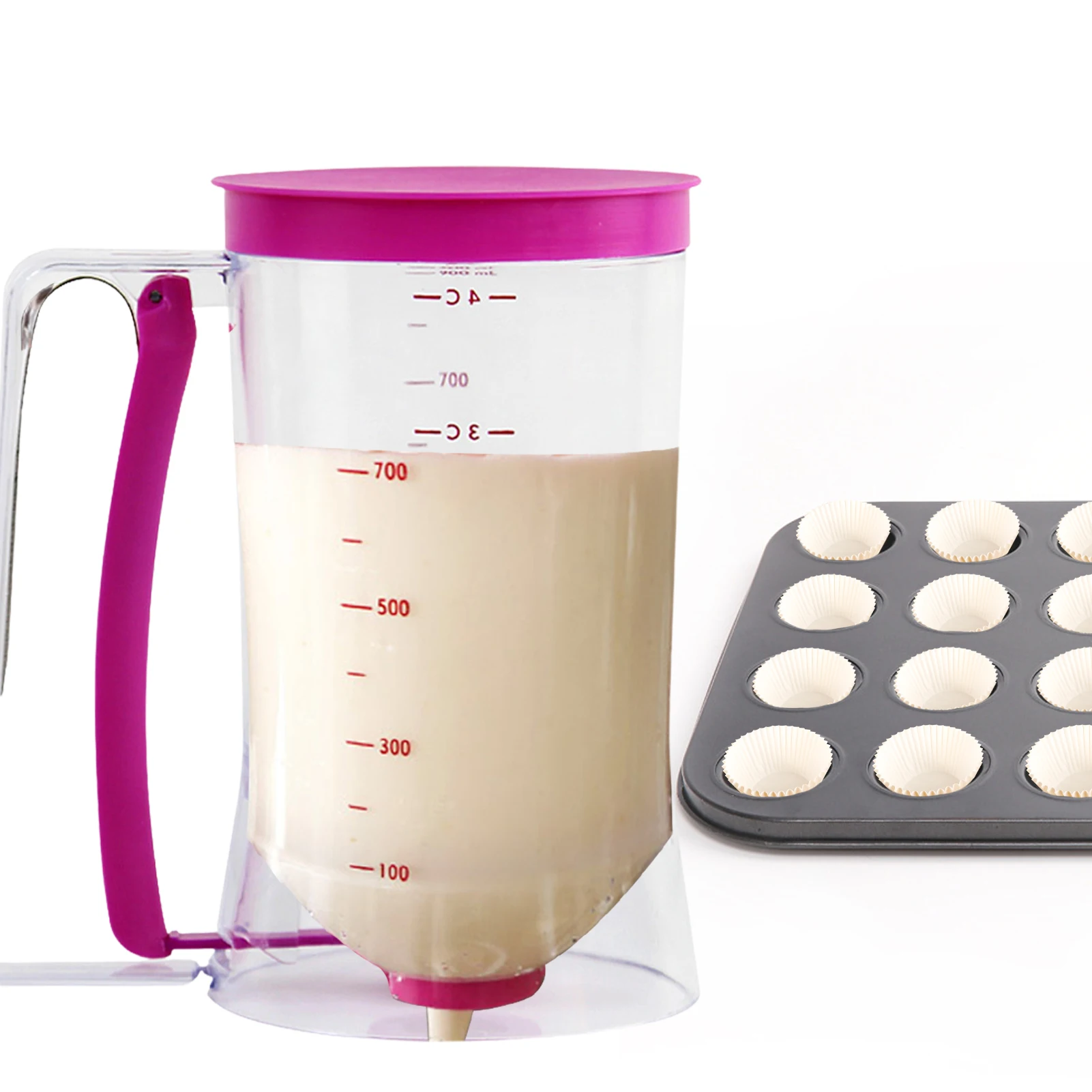 

Капкейки, блинчики, диспенсер для печенья, торта, быстрое тесто для вафель, мерный стакан, мерный дозатор для горячих тортов