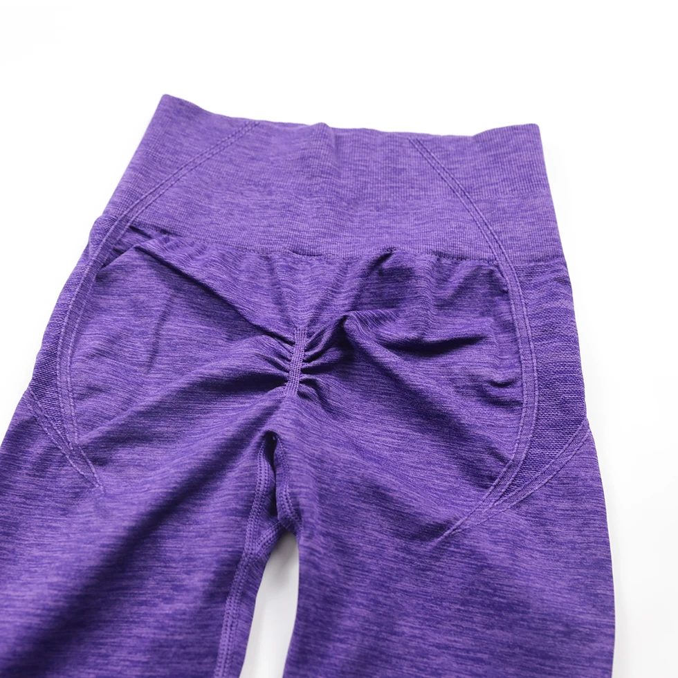 Effortless Seamless Leggings Scrunch Butt Lift Yoga Pants High Waist Gym Fitness Legging Booty Push Up Workout Training Tights