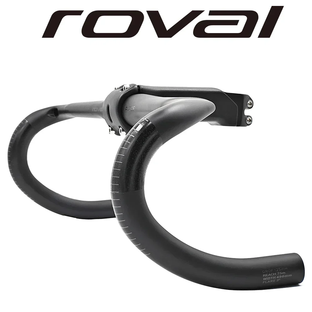 Руль Roval Rapide T1000 из углеродного волокна 31 8 мм 380/400/420/440 DI2 EPS Flare 16 градусов