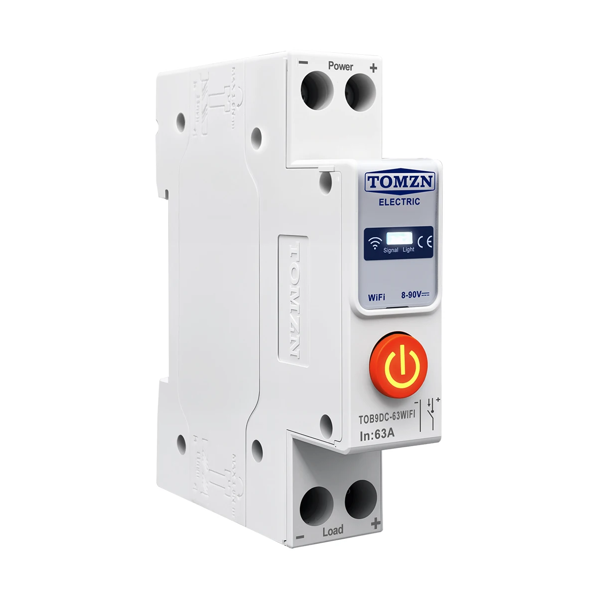 

TOMZN Умный автоматический выключатель DC 8-90В 1-63A WiFi