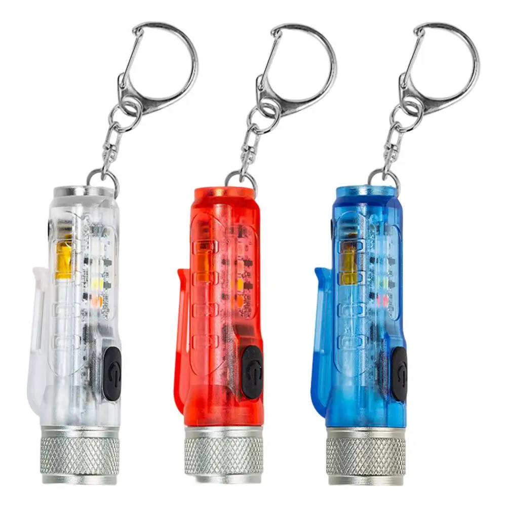 

Magnetic LED Flashlight High Brightness IP65 Waterproof Rechargeable Mini Keychain Headlamp Outdoor LED Torch Camping