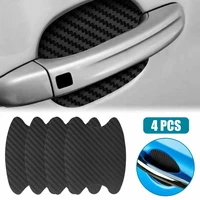 4pcs car handle protection film universal invisible car carbon fiber door handle sticker scratches resistant sticker car styling