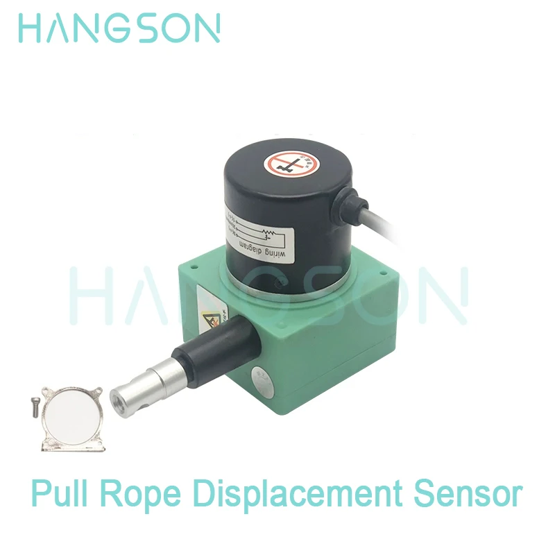 Датчик перемещения каната RS485 0-10 в линейный датчик положения 0-20 мА кодировщик