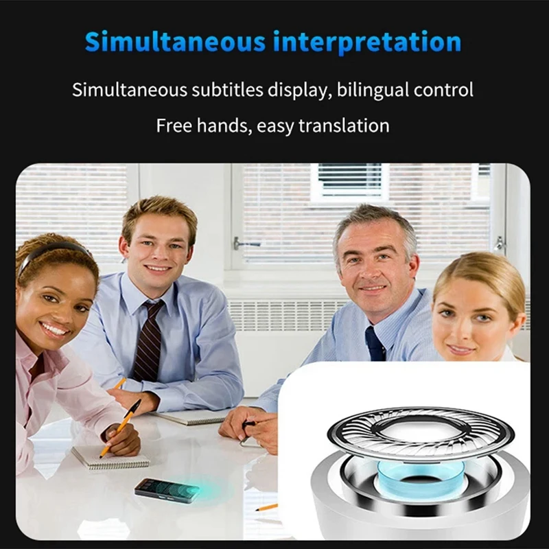 Портативный аудиопереводчик S85 Pro 138 запись языка 19 автономных чатов в режиме