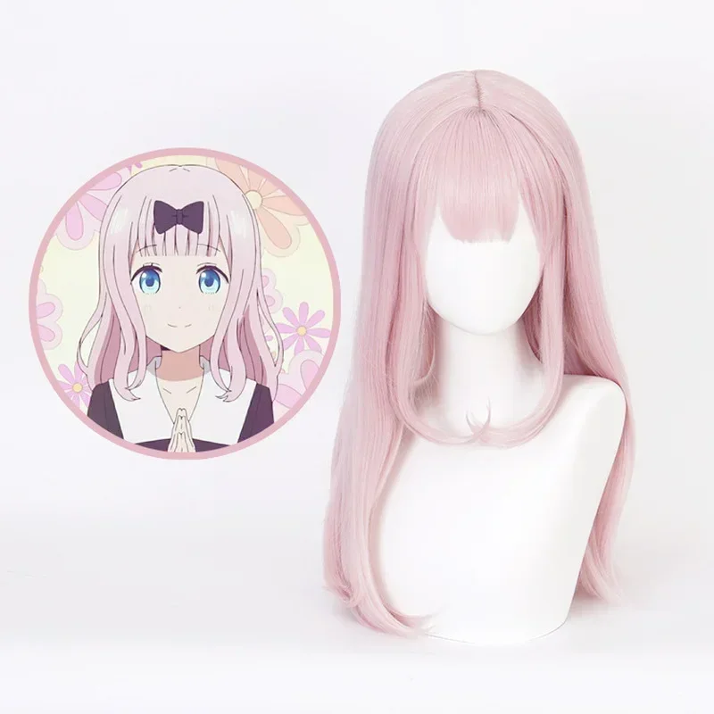 Аниме Shinomiya Kaguya Косплей Костюм Kaguya-Sama Love Is War Fujiwara Chika Парики Женские платья на