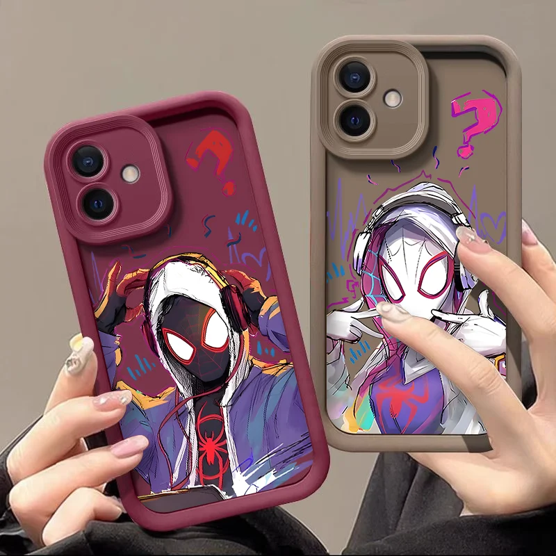 Marvel Spider Man Gwen Couple Phone Case for OnePlus 10R 11 Nord 2 3 CE2 CE3 CE4 Lite 5G ACE2 ACE3 4G Soft Silicone Cover Fundas