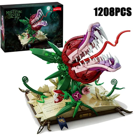 Конструктор Wange "Книга обрастетеля цветов", пластиковые блоки