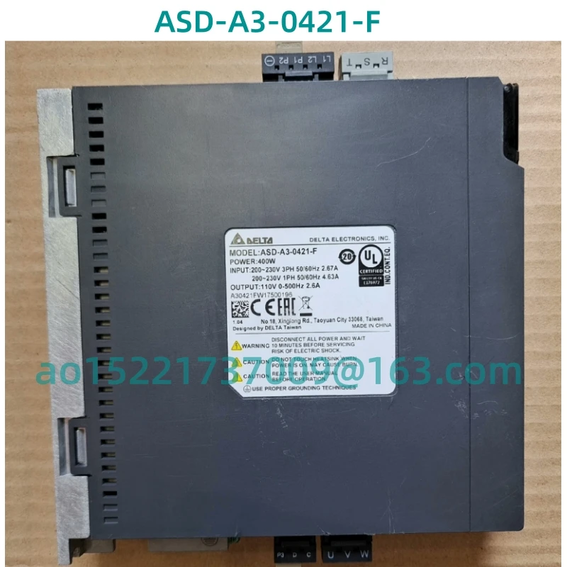 Оригинальный б/у 9-слойный Сервопривод переменного тока 400 Вт новый тест 100% ОК