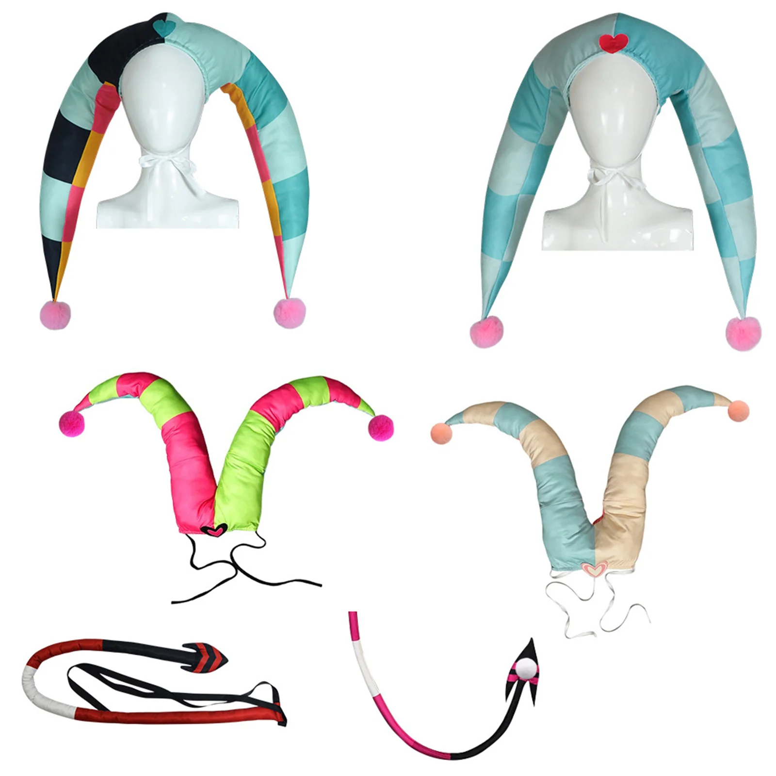 Аниме костюм для косплея отеля Fizzarolli новинка 2024 ожерелье перчатки полный