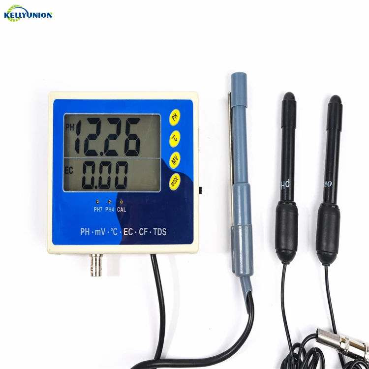 

Multiparameter Water China PH Meter Temp EC CF ORP Tester with water quality analyzer monitoring equipment