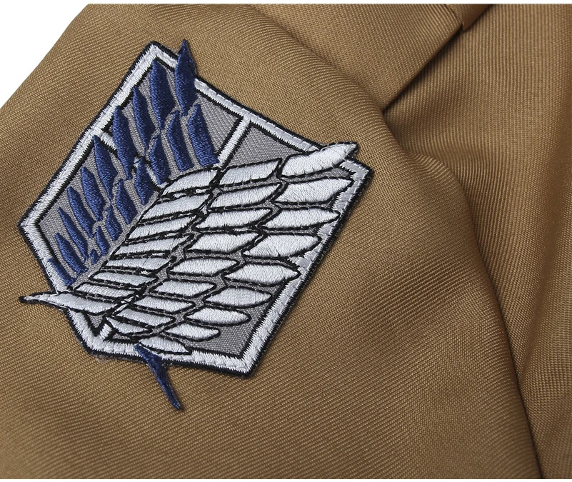 Костюм для косплея атака на Титанов аксессуары костюма Rival куртка с вышивкой