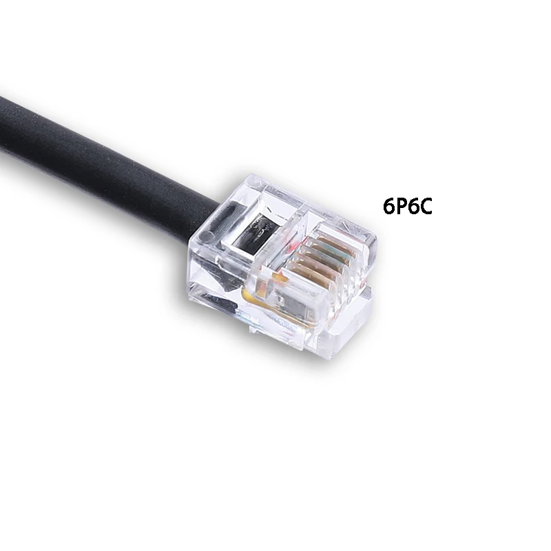 9-контактный Штекер D-sub DB9 к RJ11 6P6C управляемый коммутатор кабель последовательной