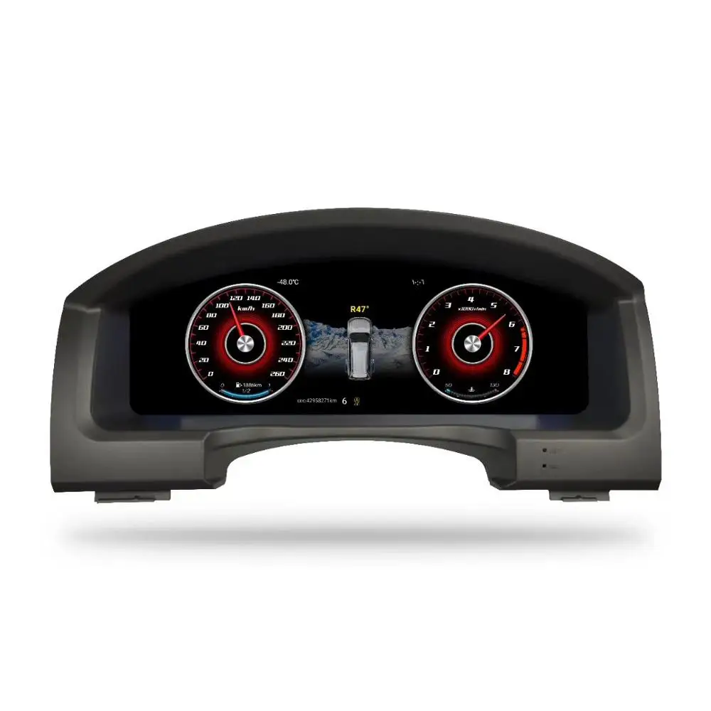 

Обновленные 12,3 дюймовые автомобильные ЖК-кластеры Linux, цифровые спидометры, приборная панель для Toyota для Land Cruiser 2008