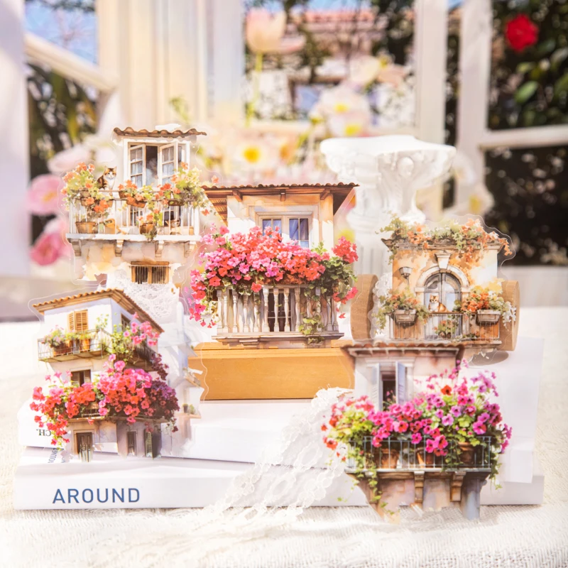 Винтажные стикеры для садовых домиков 10 листов