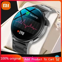 xiaomi nfc 390390 screen smart watch men with make call gps track heart rate ecg ppg smartwatch women for samsung huawei box