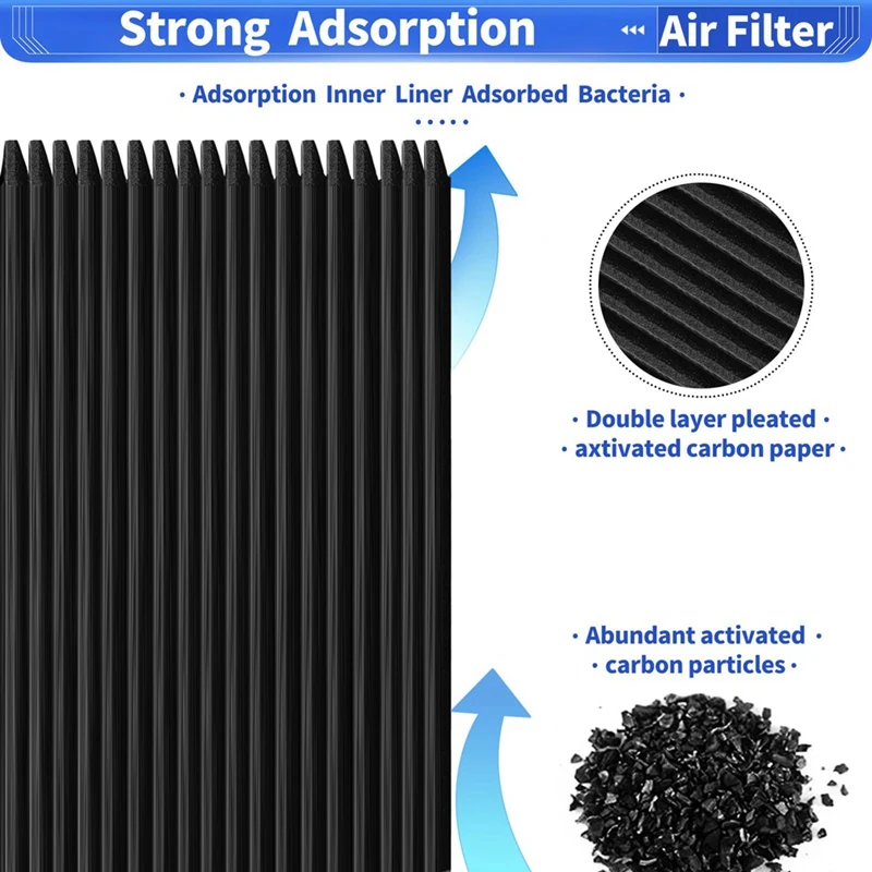 Фото Комплект из 4 сменных воздушных фильтров для холодильника Paultra2, аналог PAULTRA2 Pure Air Ultra II - A07G №2
