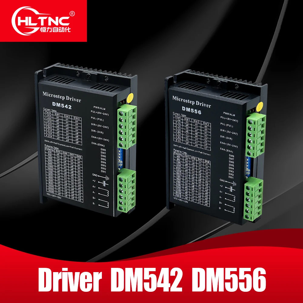 

Microstep Motor Driver DM542 DM556 Suitble for 42 57 Stepper Motor Nema17 Nema23 Supply Voltage 20-50V DC 1-5.6A