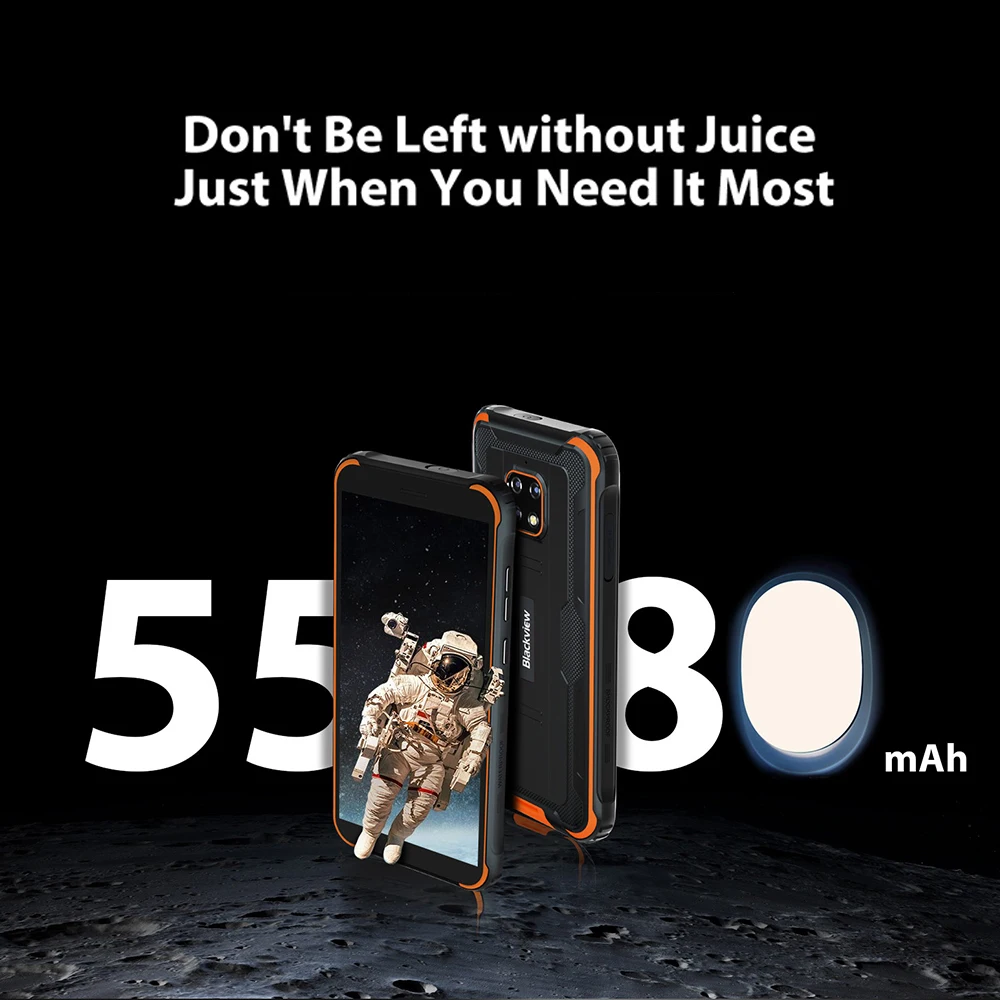 Смартфон Blackview BV4900 3 ГБ + 32 Android 10 IP68 водонепроницаемый мобильный телефон 5580 мАч 5 7