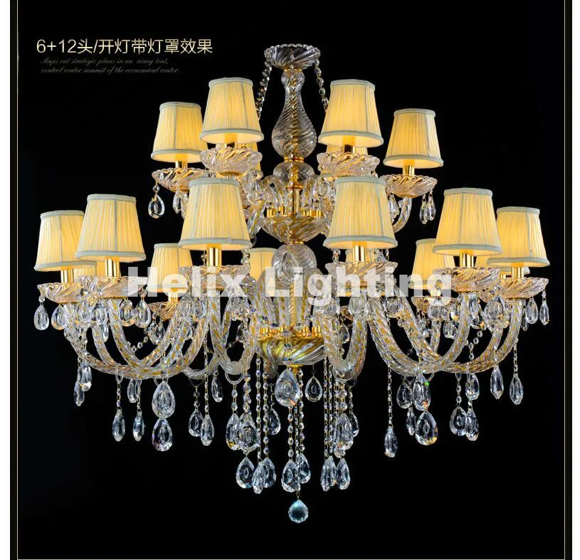 

Hot Selling Modern Crystal Chandelier Living Room lustres de cristal Decoration Tiffany Pendants and Chandeliers Home Lighting