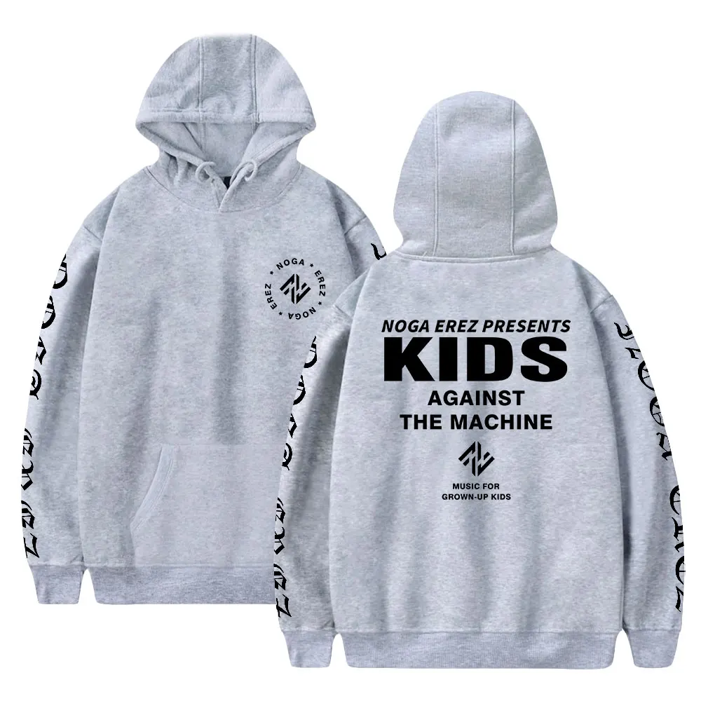 Noga Erez KIDS Against The Machine Толстовка с длинными рукавами Уличная одежда для женщин и