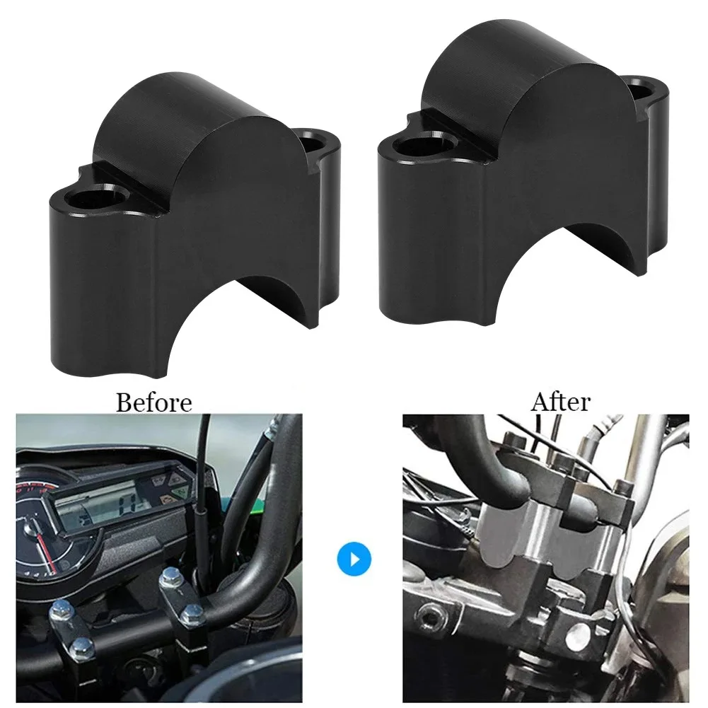 

Мотоциклетные детали CNC, алюминиевый приподнятый короткий Планер для руля, крепление, зажим для руля, универсальный 28 мм 1 1/8 дюйма 22 мм 7/8 дюйма