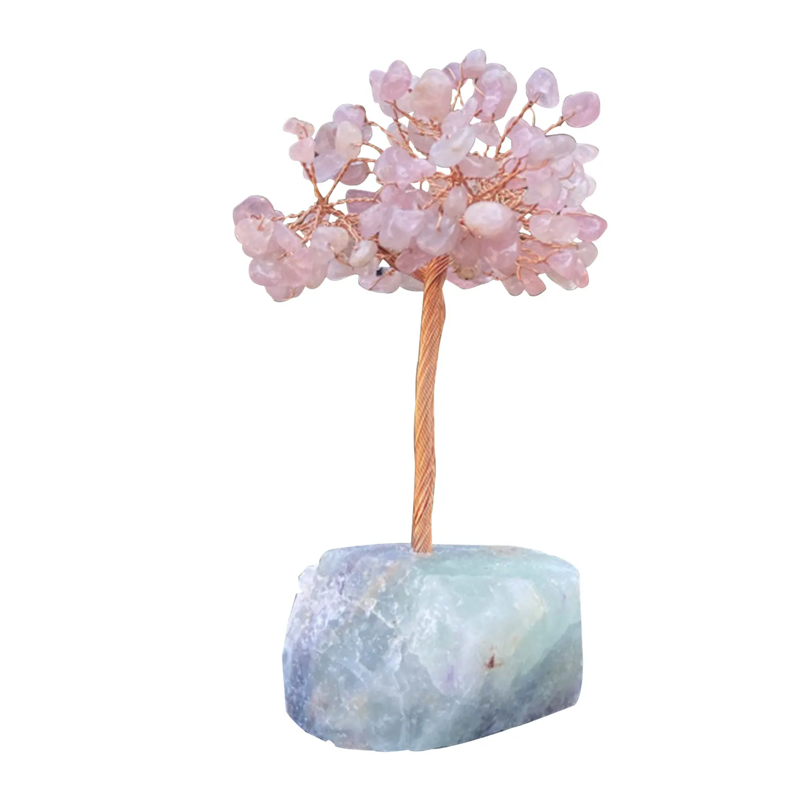 

Домашний офис, лечебный Хрустальный драгоценный камень, бонсай, денежное дерево, богатство, удача в гостиной, подарок, флюоритовая основа ру...